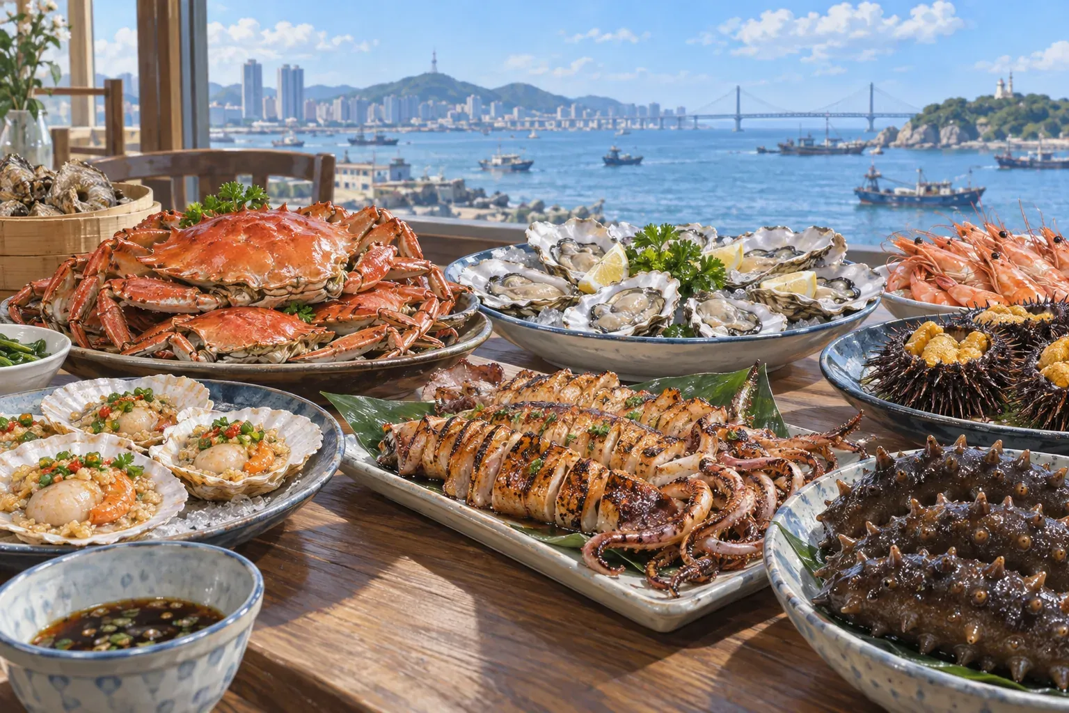 Dalian seafood, menzi and northeastern dishes
