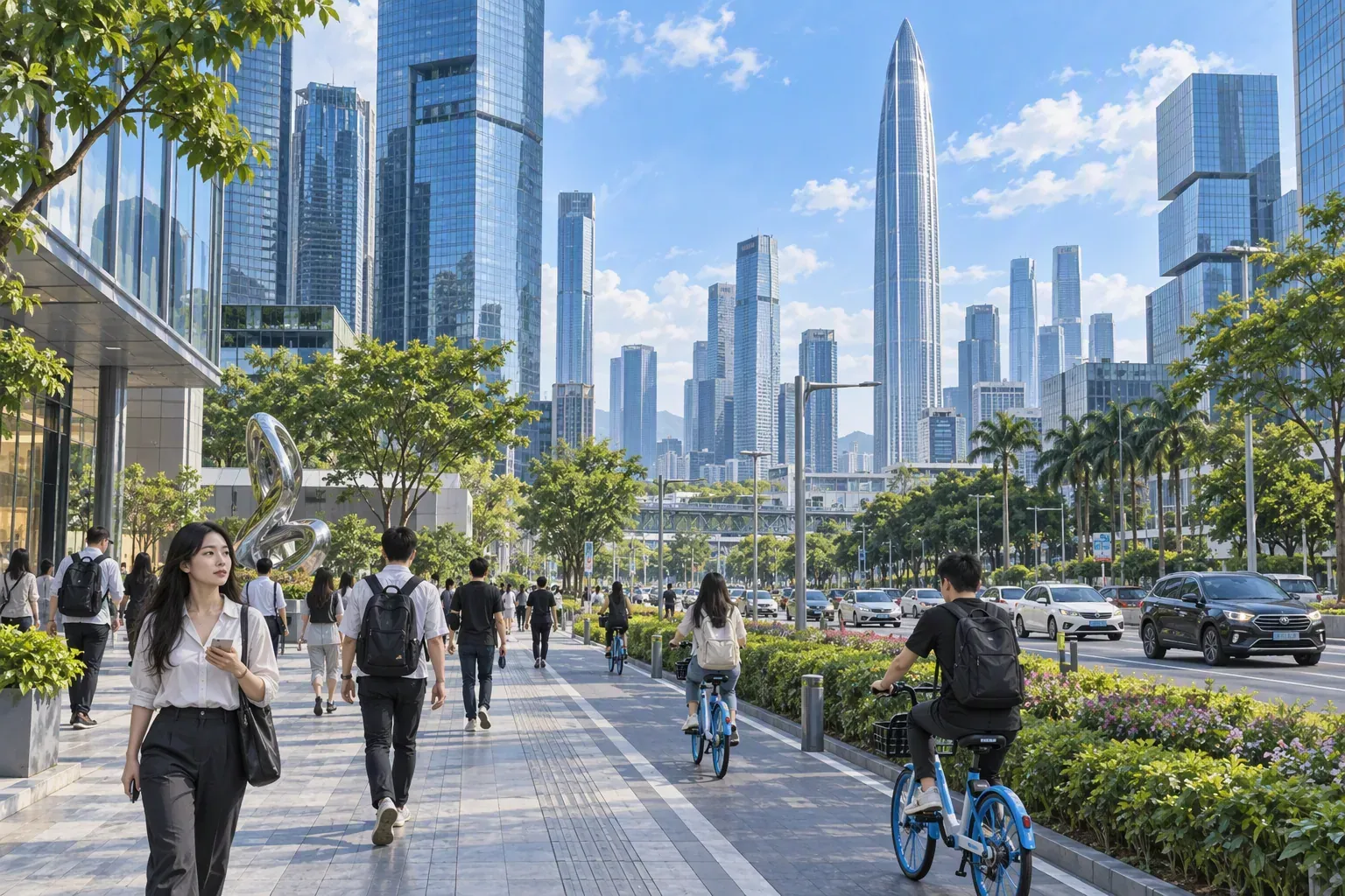 Daily life and commuting in Shenzhen